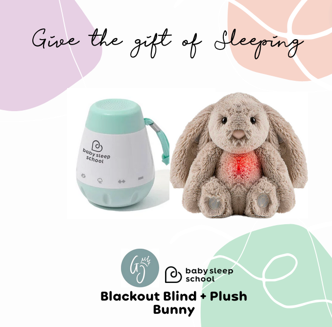 Christmas Giftpack (Shoosher + Plush Gemma Joy Bunny) BABY SLEEP SCHOOL