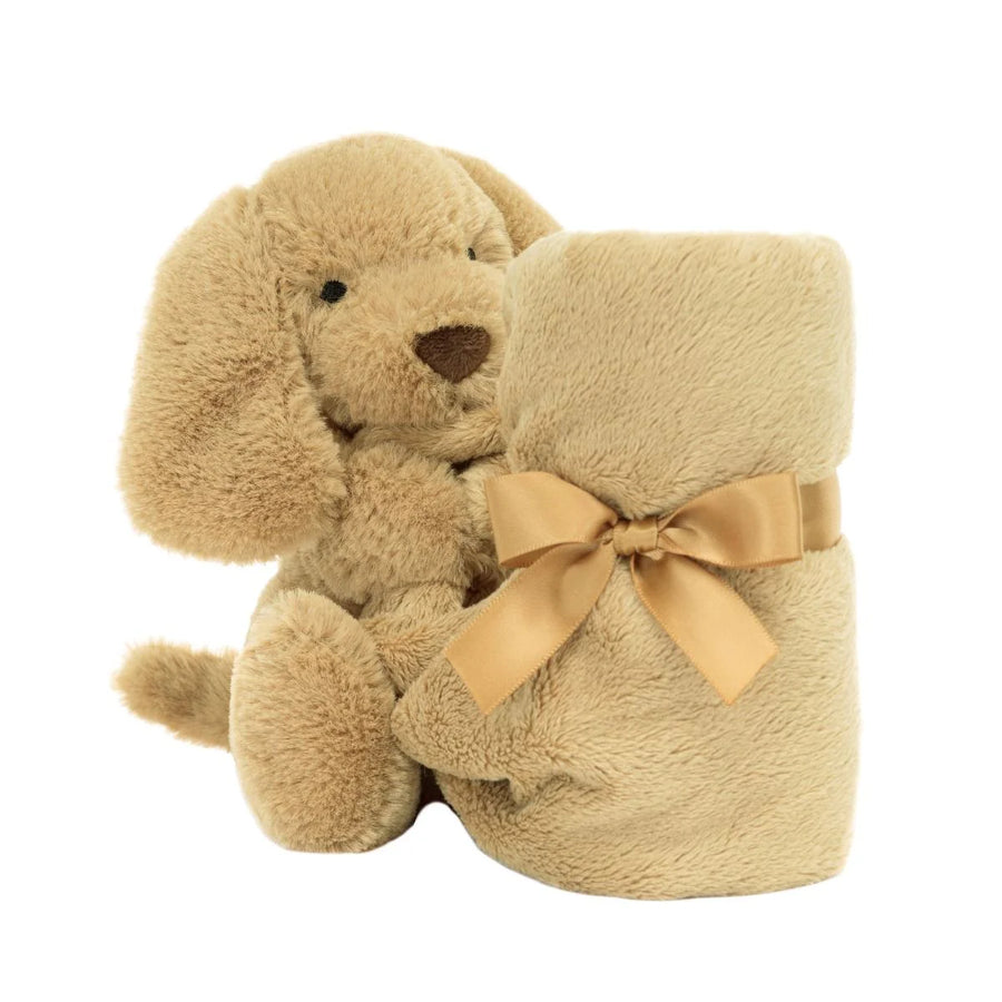 Jellycat - Bashful Puppy Soother - Toffee